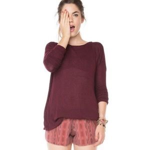 Brandy Melville Thin-Knit Distressed Sweater